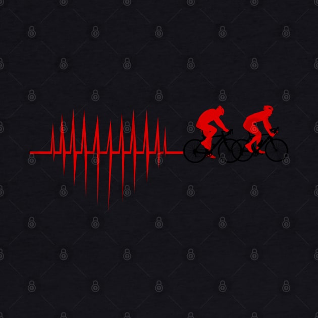 Red Heart Cycling by PedalLeaf